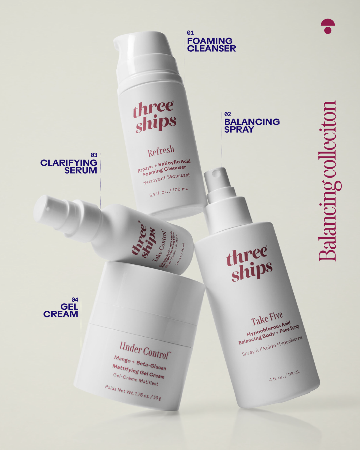 Three Ships - Take Control™ Salicylic + 10% Azelaic Acid Clarifying Serum