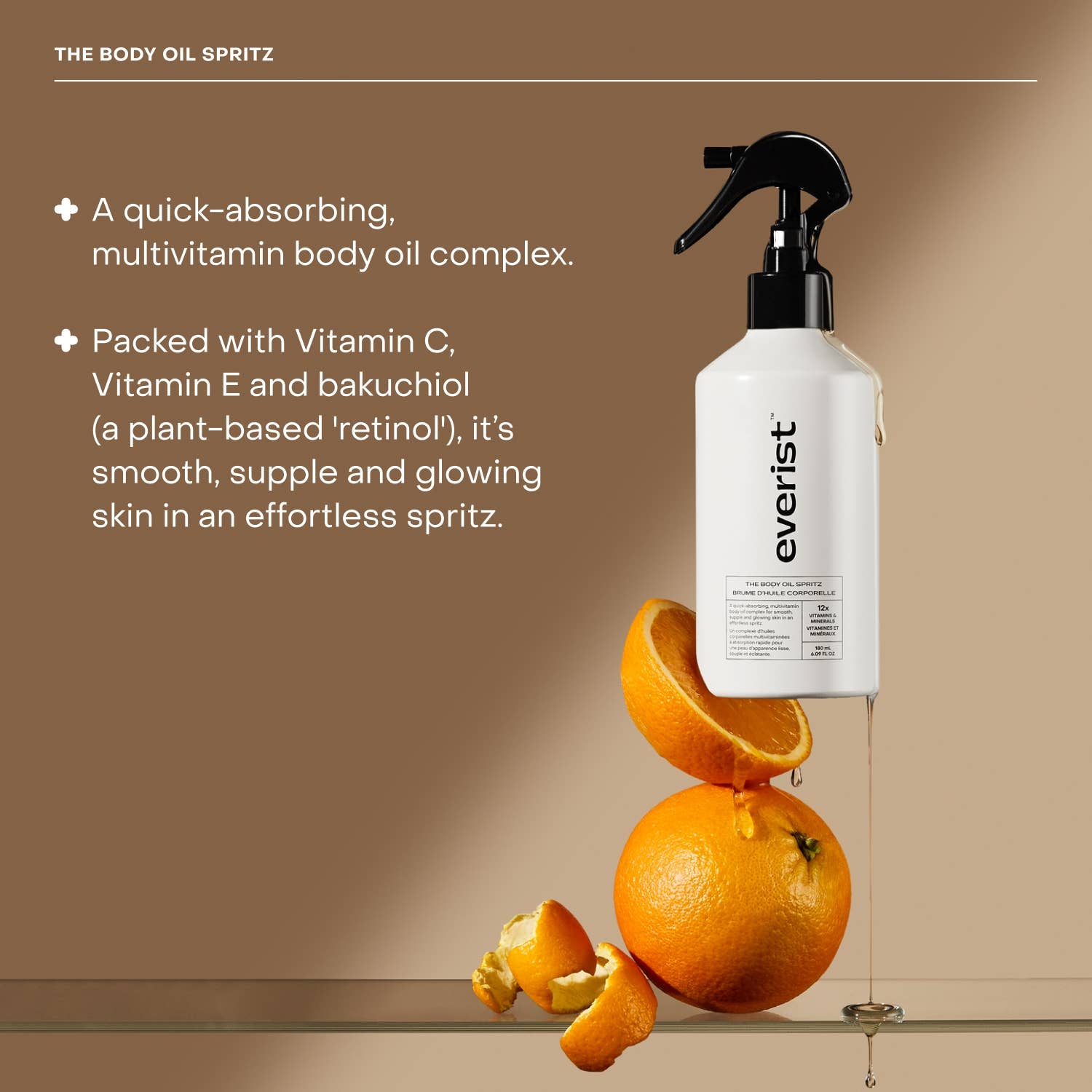Everist - Body Oil Spritz for Glowing Skin